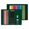 Creioane colorate Polychromos FABER-CASTELL, 32 buc/set + 6 creioane grafit, FC210053